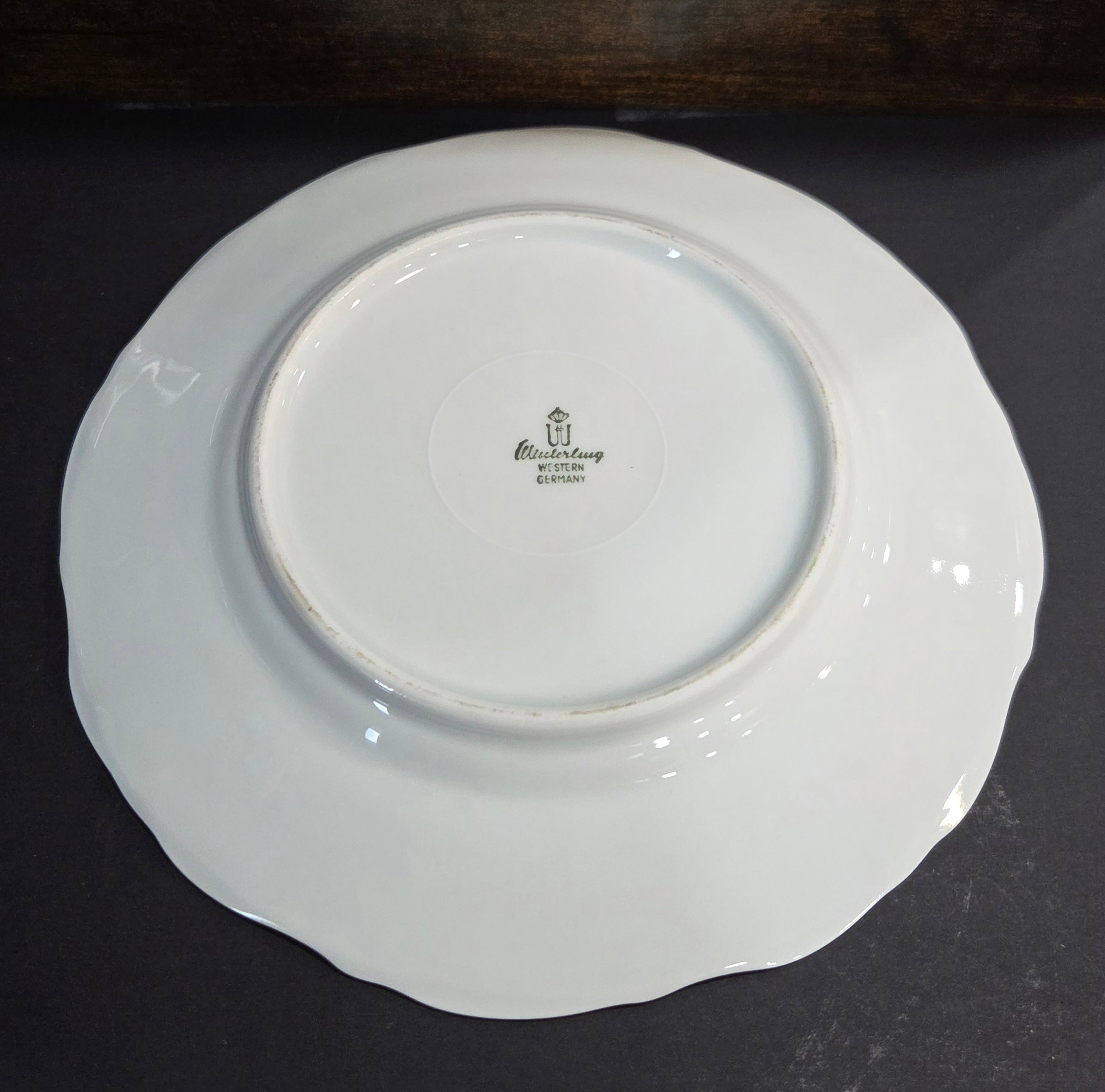 Winterling Bavaria Apples & Plums Salad Plate - Vintage Germany