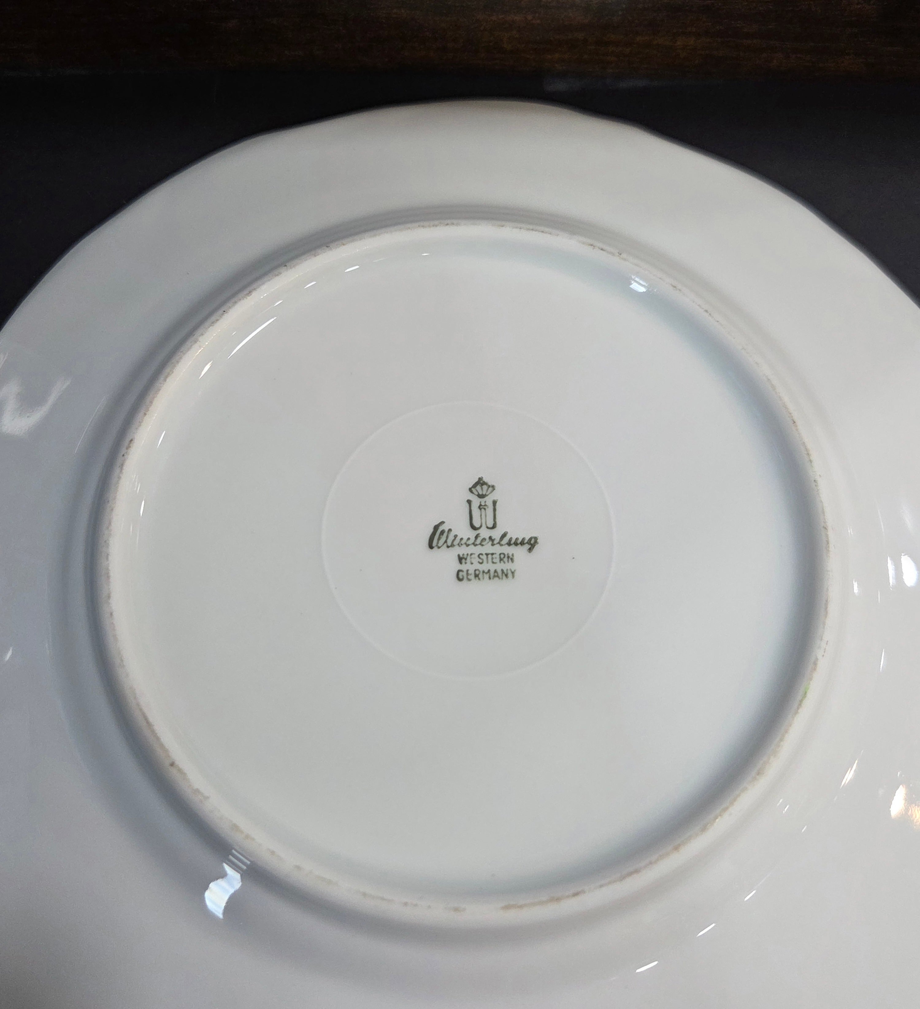 Winterling Bavaria Apples & Plums Salad Plate - Vintage Germany