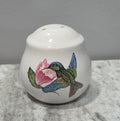Vintage DL Burkhart Hand Painted Hummingbird Salt Shaker - Collectible Ceramic