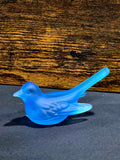 Westmoreland Wren Bird #WR-1 - Light Blue Mist Carnival Glass