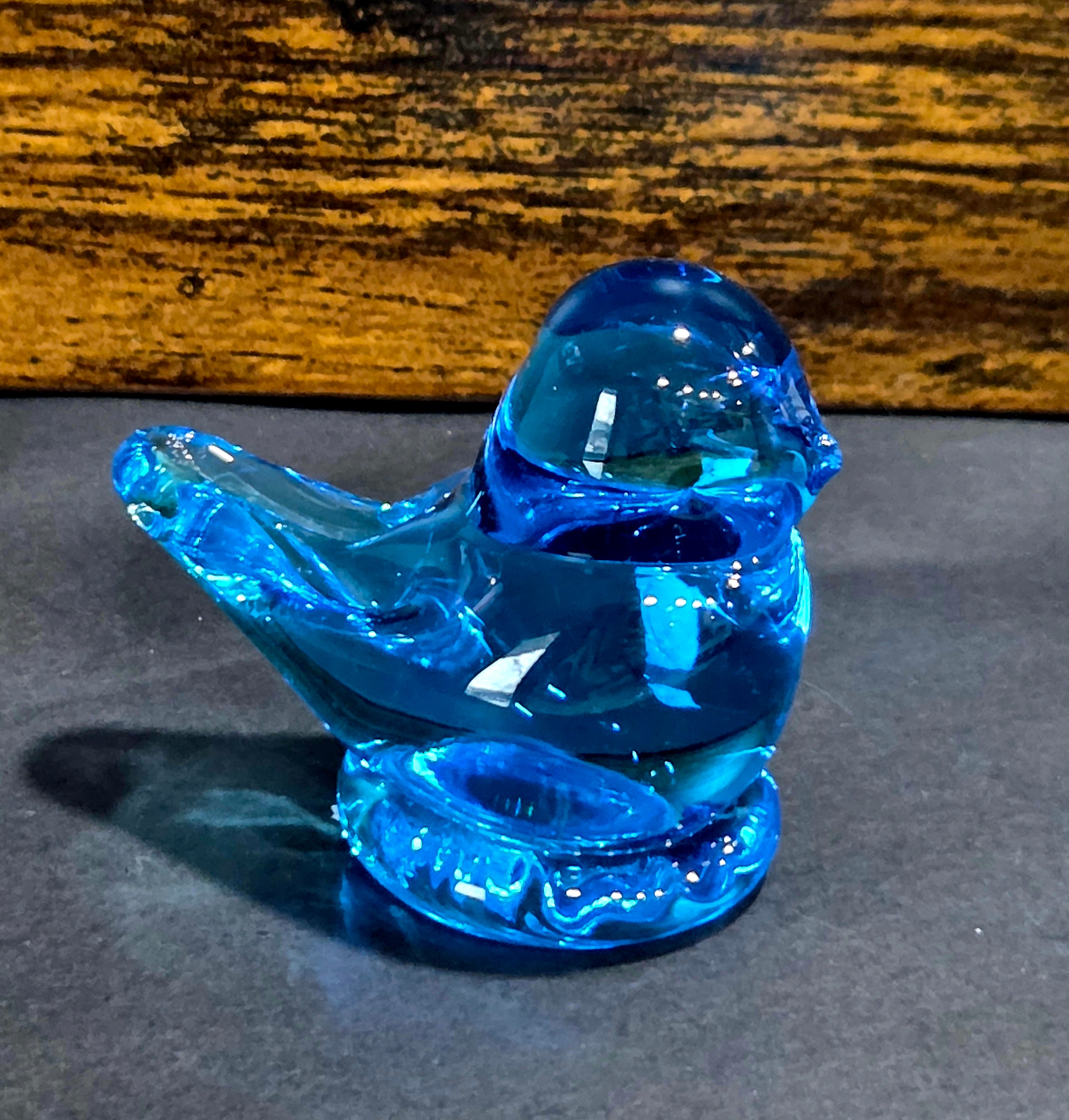 Leo Ward Bluebird of Happiness - Terra Glass Studios