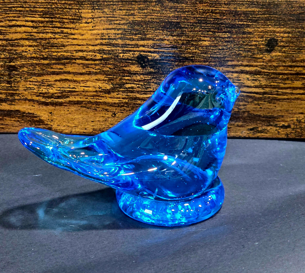 Leo Ward Bluebird of Happiness 1986 - Terra Glass Studios