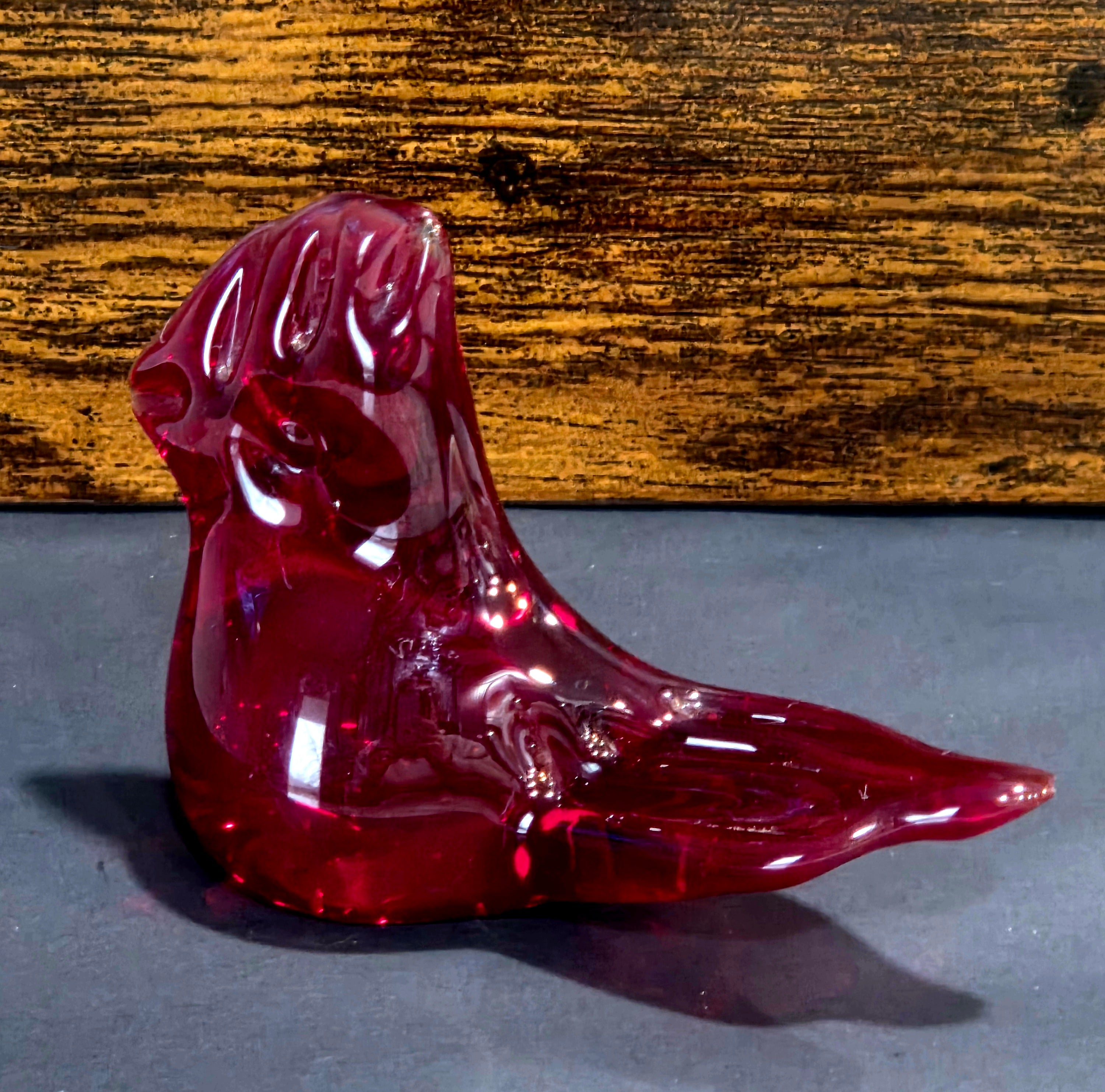 W Ward Cardinal of Love - Terra Glass Studios