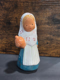 Jullar Levante Girl with Water Jug - Spanish Terracotta Figurine