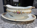 Noritake Imperial Fine China Gravy Boat with Attached Underplate - Japan