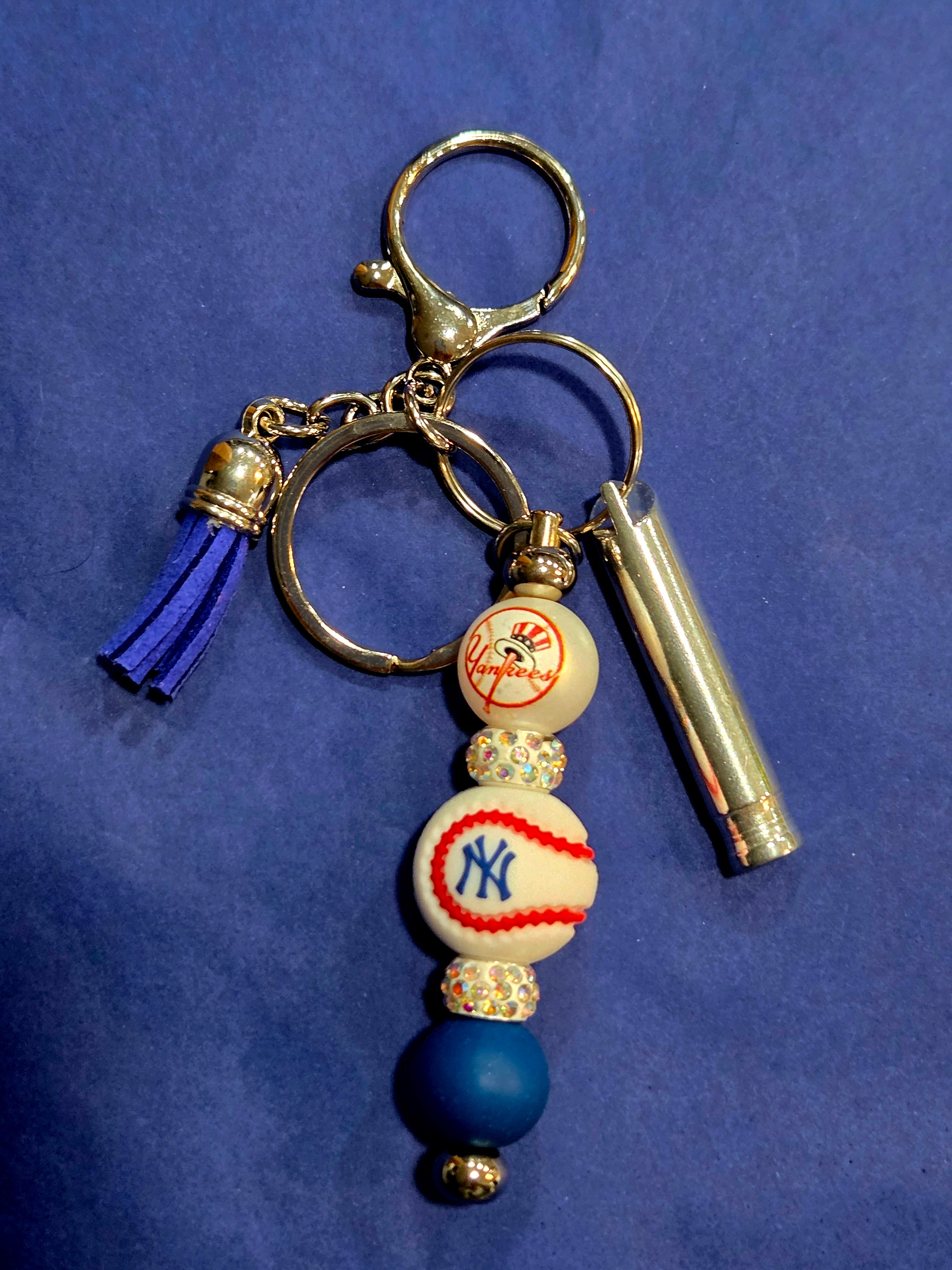 Handcrafted Sports Team Keychains - MLB, NFL & College Teams