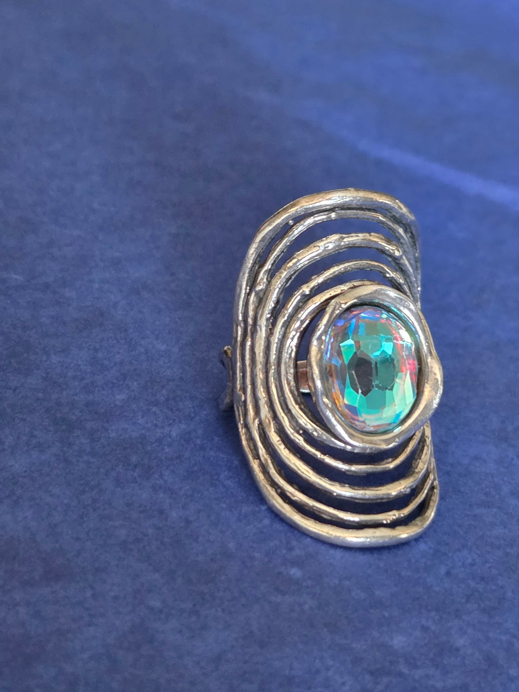 Magnolia Designer Sterling Silver Statement Ring – Or Paz Artisan Design