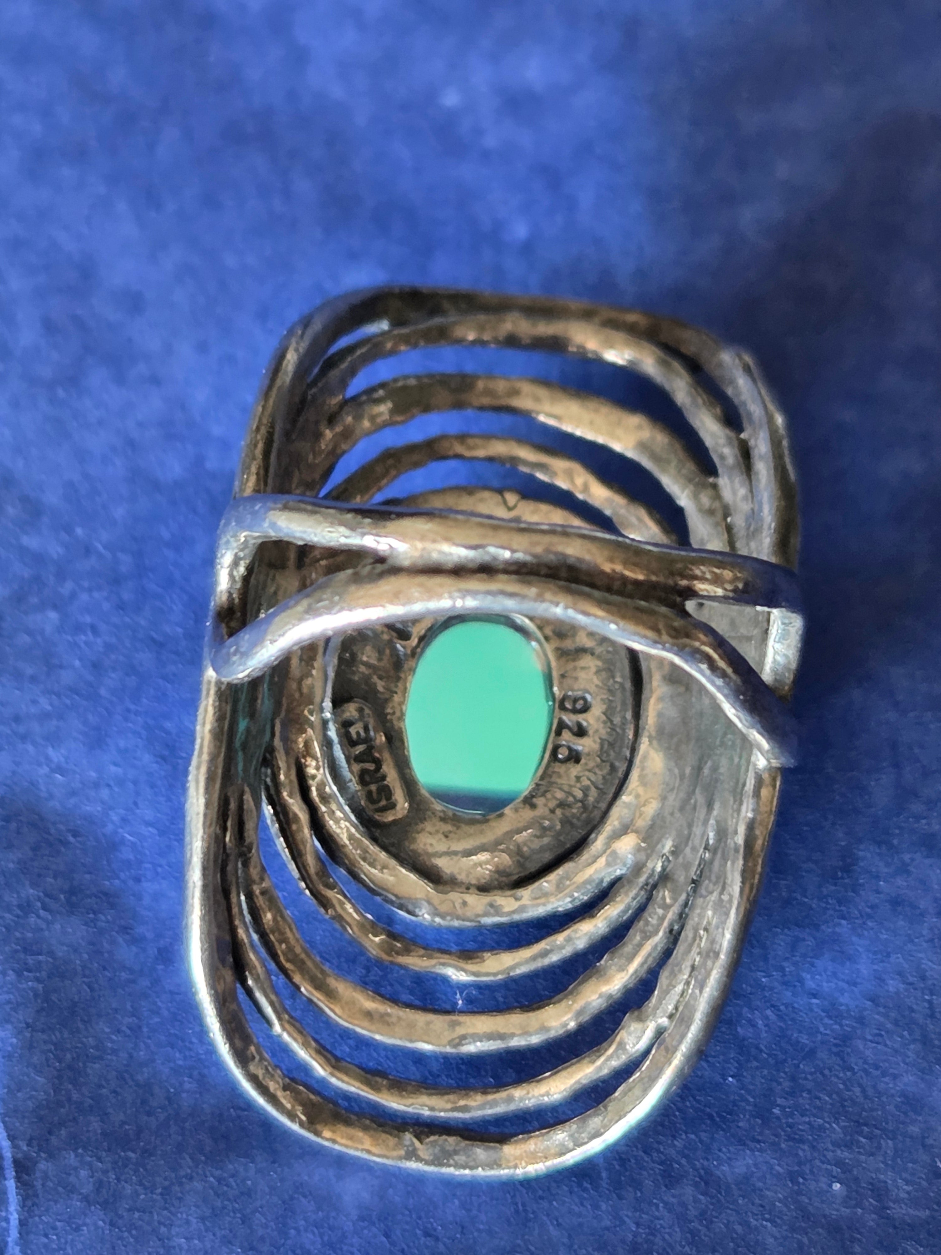Magnolia Designer Sterling Silver Statement Ring – Or Paz Artisan Design
