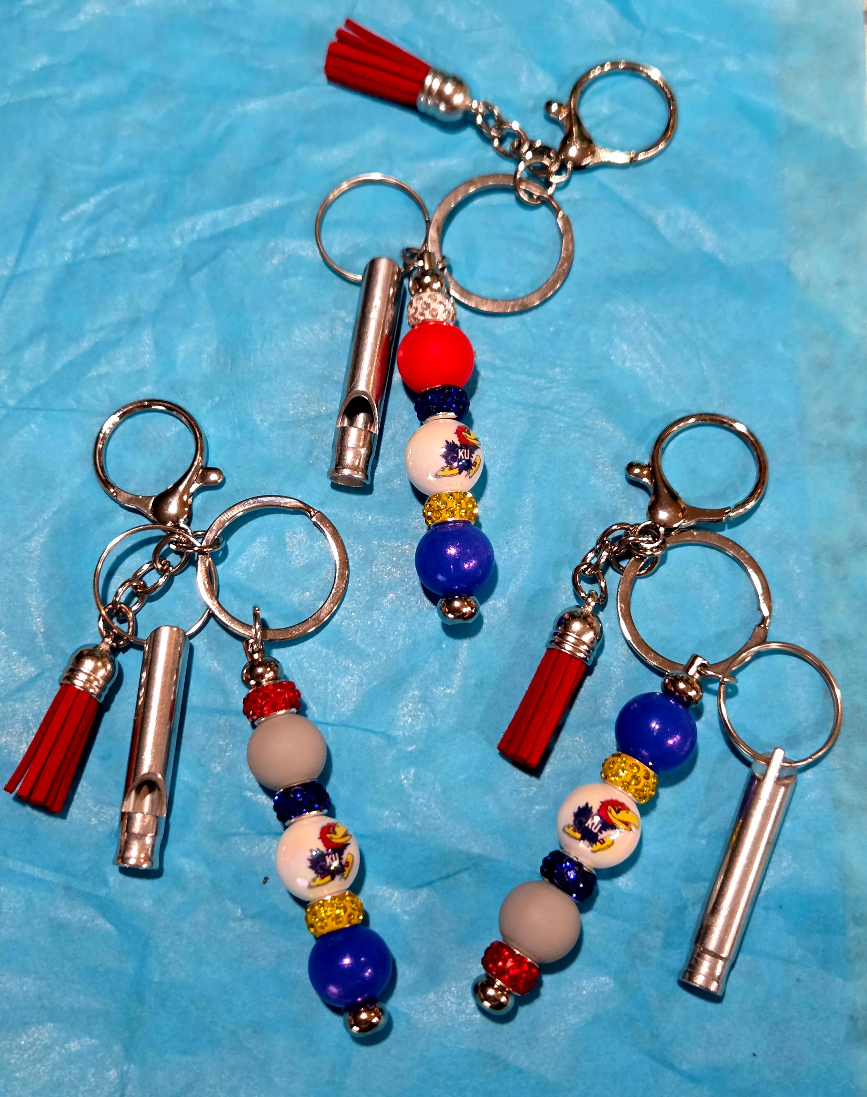 Handcrafted Sports Team Keychains - MLB, NFL & College Teams