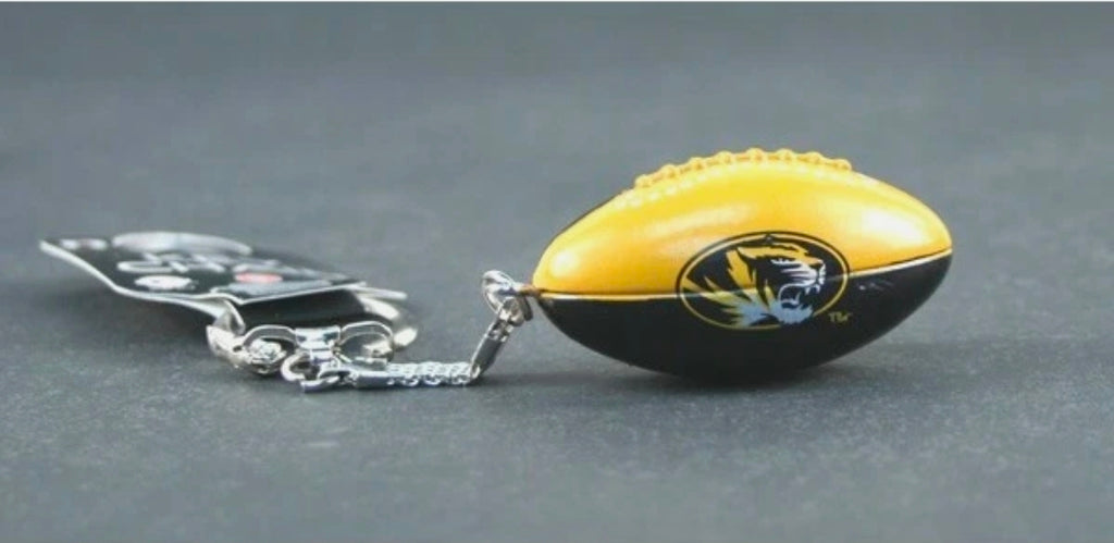 Missouri Tigers Football Key Chain – NCAA Licensed by Rico Industries