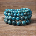 Unisex Natural Blue Apatite Bracelets