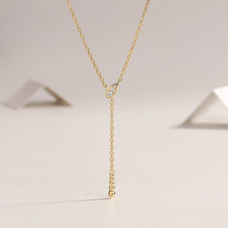 Star Moissanite Pendant Necklace - S925 Sterling Silver with Gold Plating