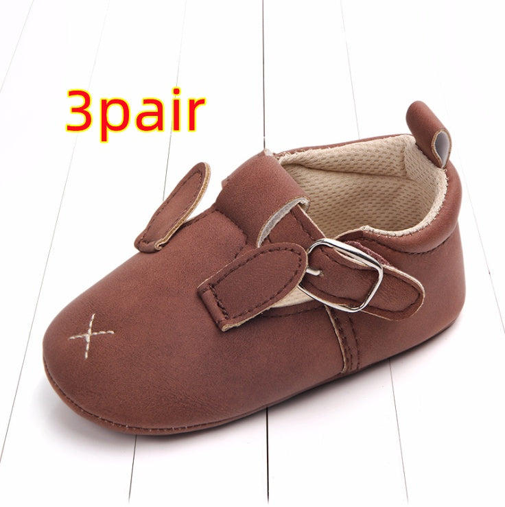 Cartoon Animal Baby Shoes, matte, non-slip, soft bottom
