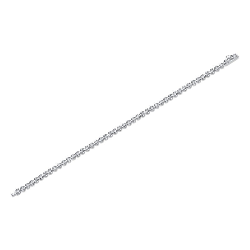 Starlight Moissanite Tennis Bracelet in S925 Sterling Silver