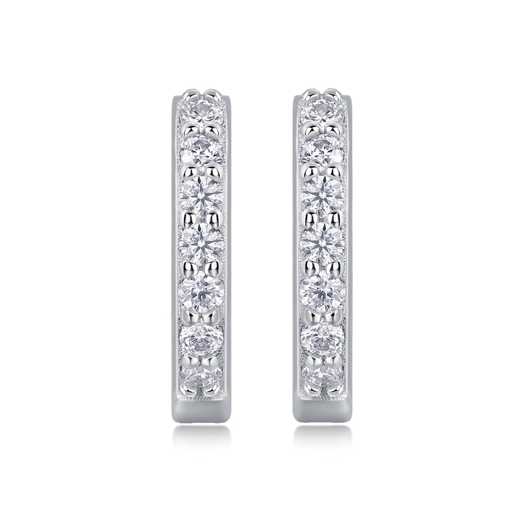 Moissanite Stud Earrings – S925 Sterling Silver