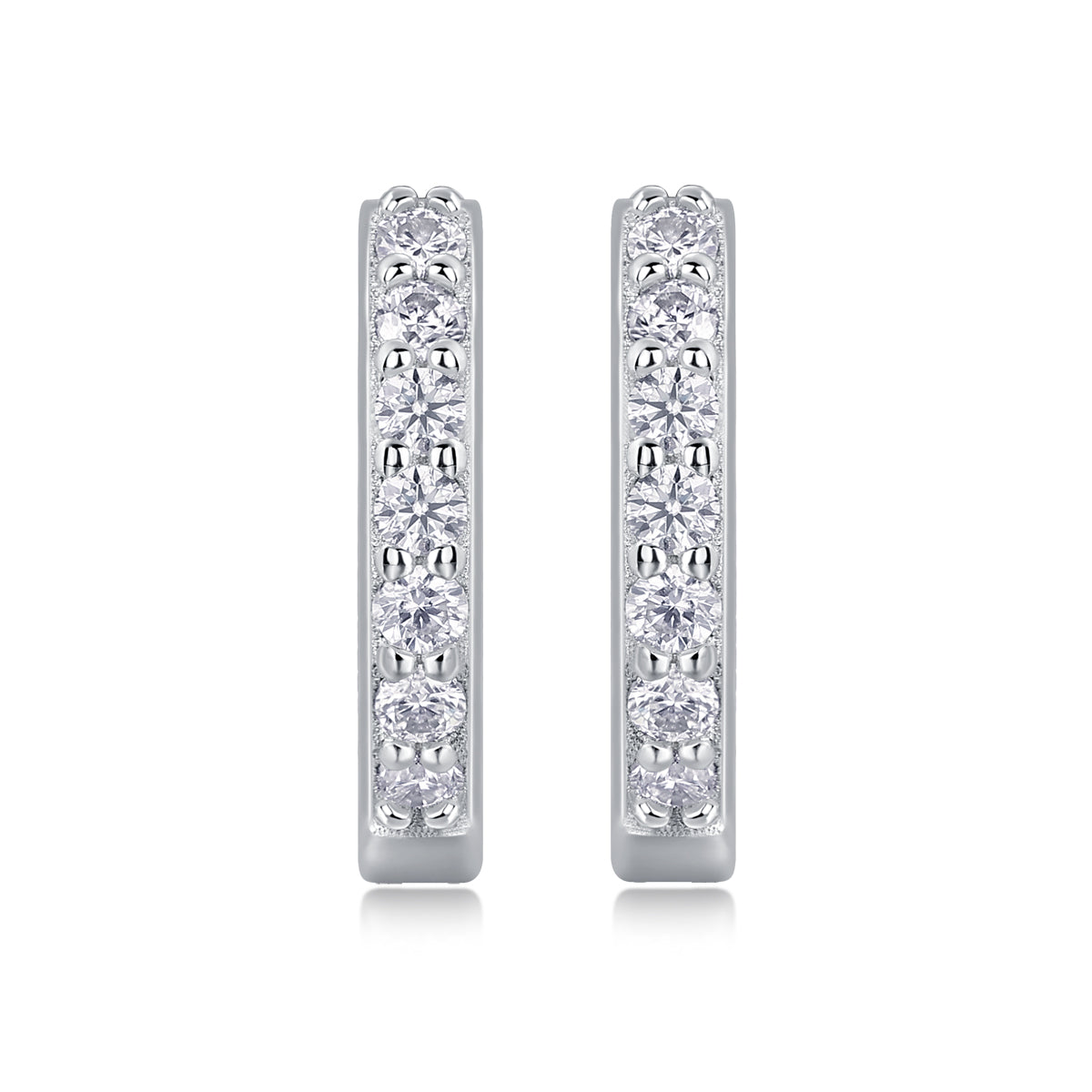 Moissanite Stud Earrings – S925 Sterling Silver
