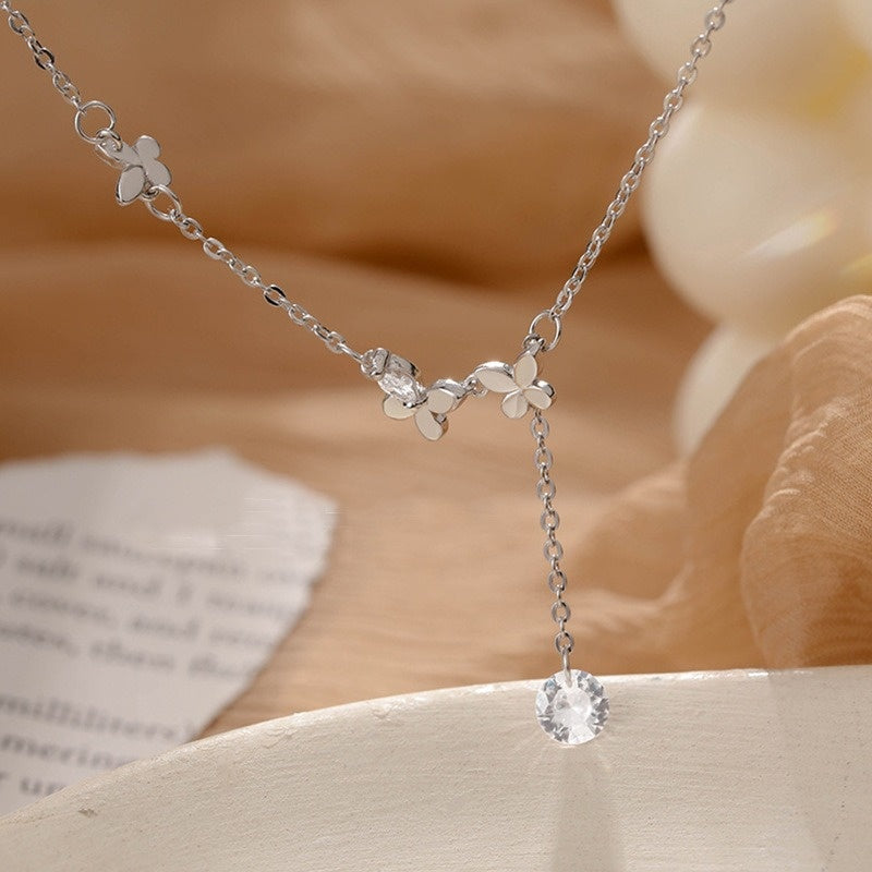 Delicate Butterfly Charm Anklet