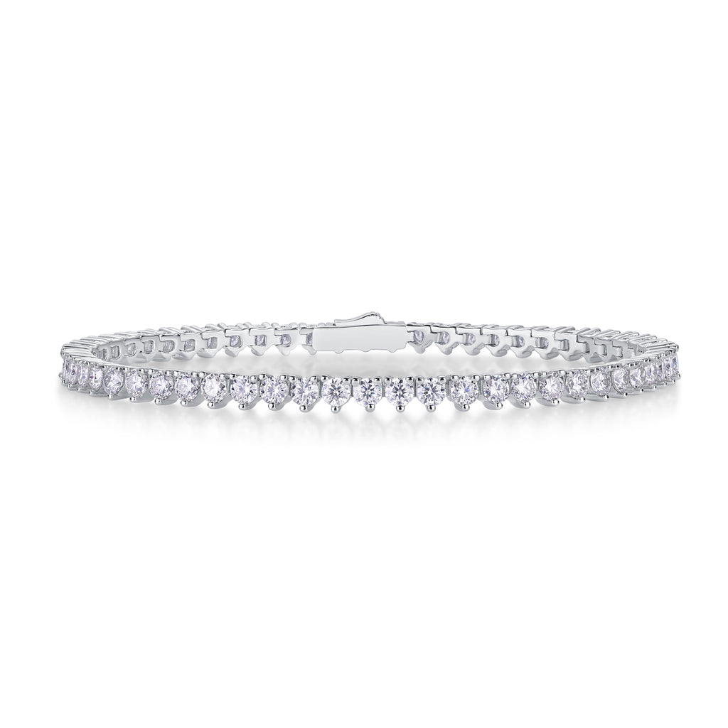 Mark Moissanite Tennis Bracelet — S925 Sterling Silver, 0.1ct