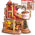 Robotime Gift Factory 3D Wooden Puzzle with Music & Lights - Animated Model Kit