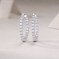 Moissanite Stud Earrings - S925 Sterling Silver