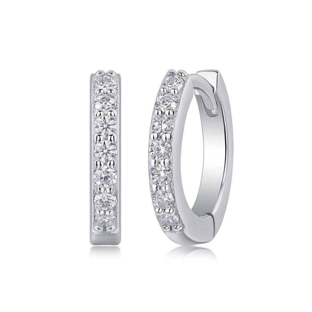 Moissanite Stud Earrings – S925 Sterling Silver