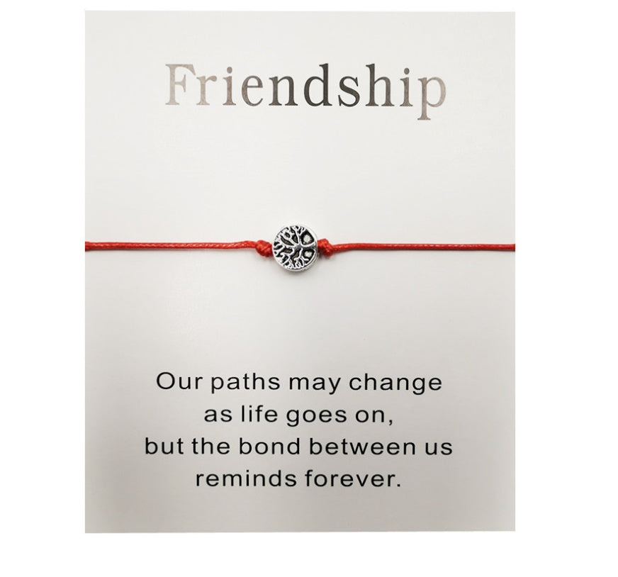 Hand-Woven Rope Tree of Life Bracelet