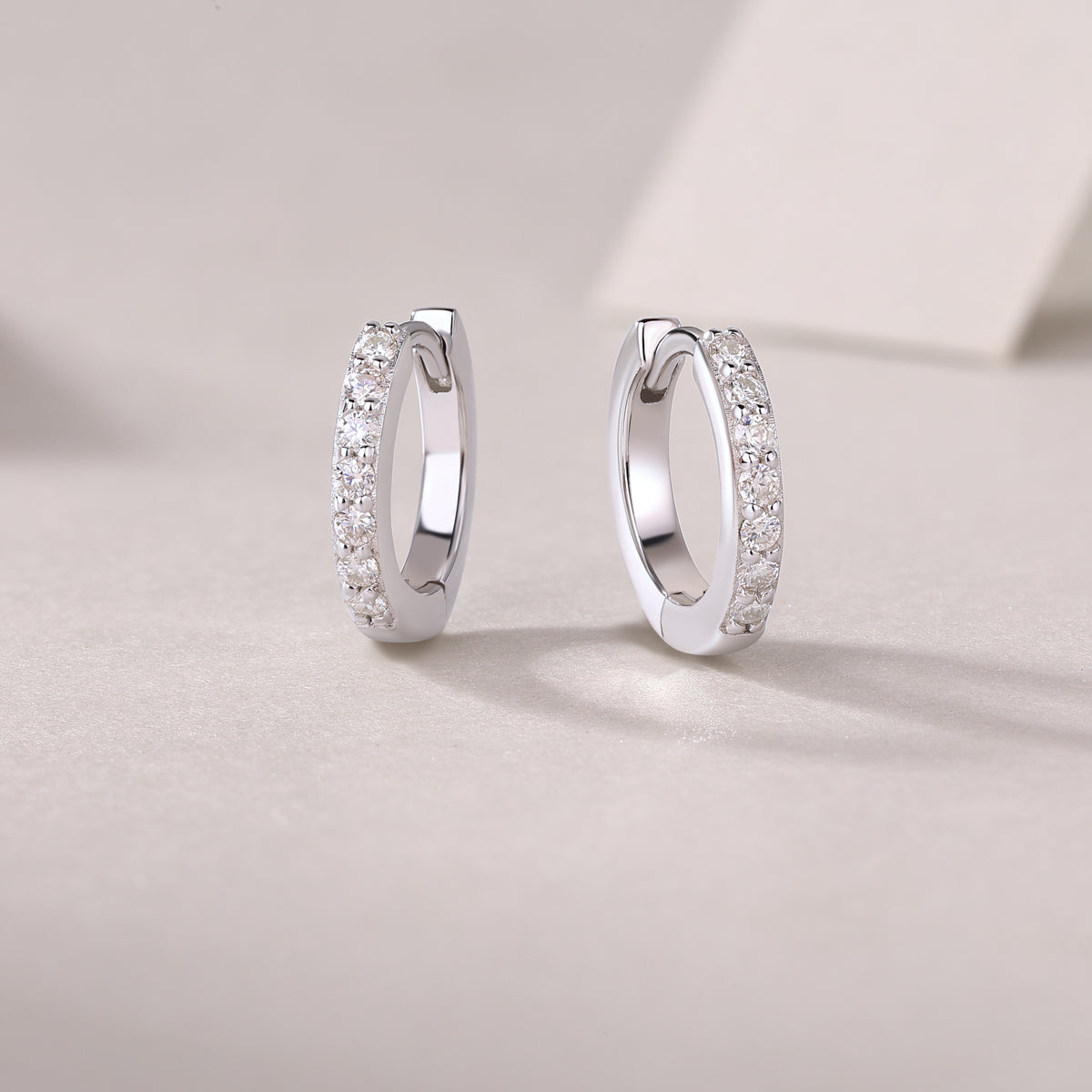 Moissanite Stud Earrings – S925 Sterling Silver