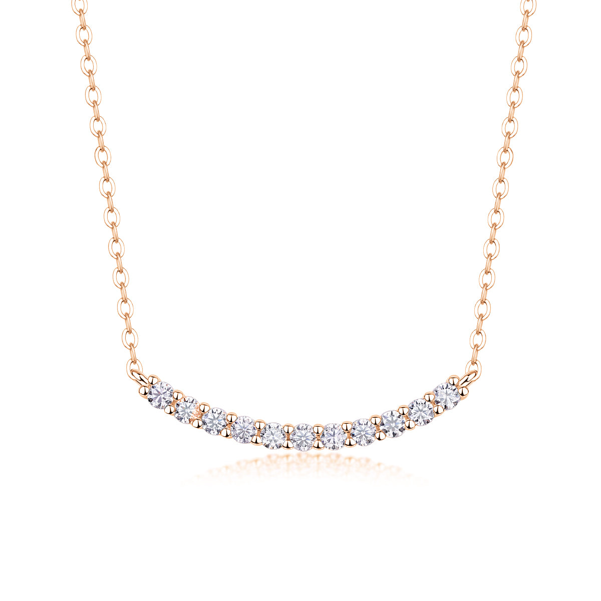Moissanite Relaxed Feel Pendant Necklace