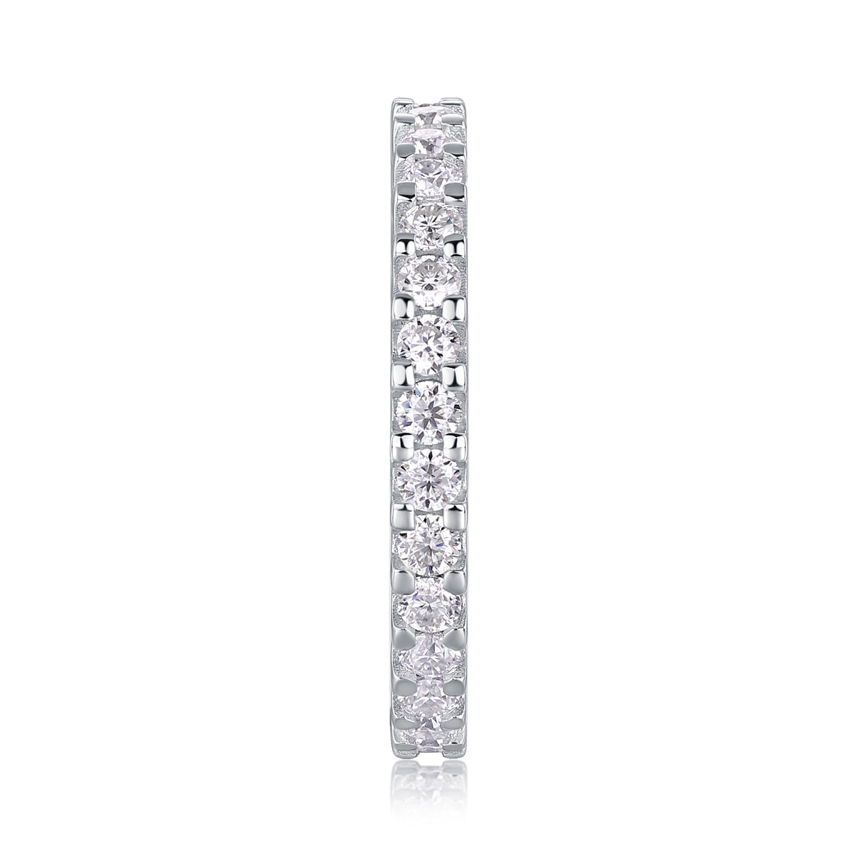Moissanite Wish Ring - 925 Sterling Silver