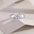 2 Carat Moissanite Wedding Ring - S925 Sterling Silver