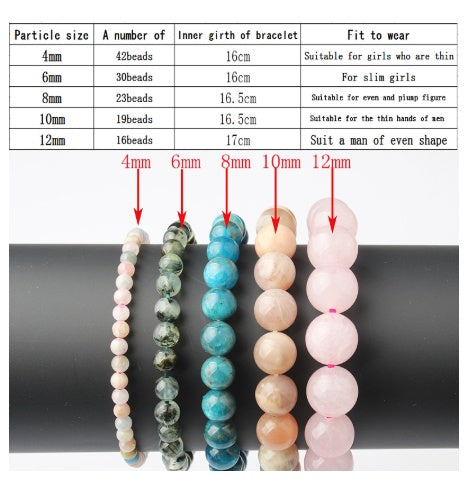 Unisex Natural Blue Apatite Bracelets