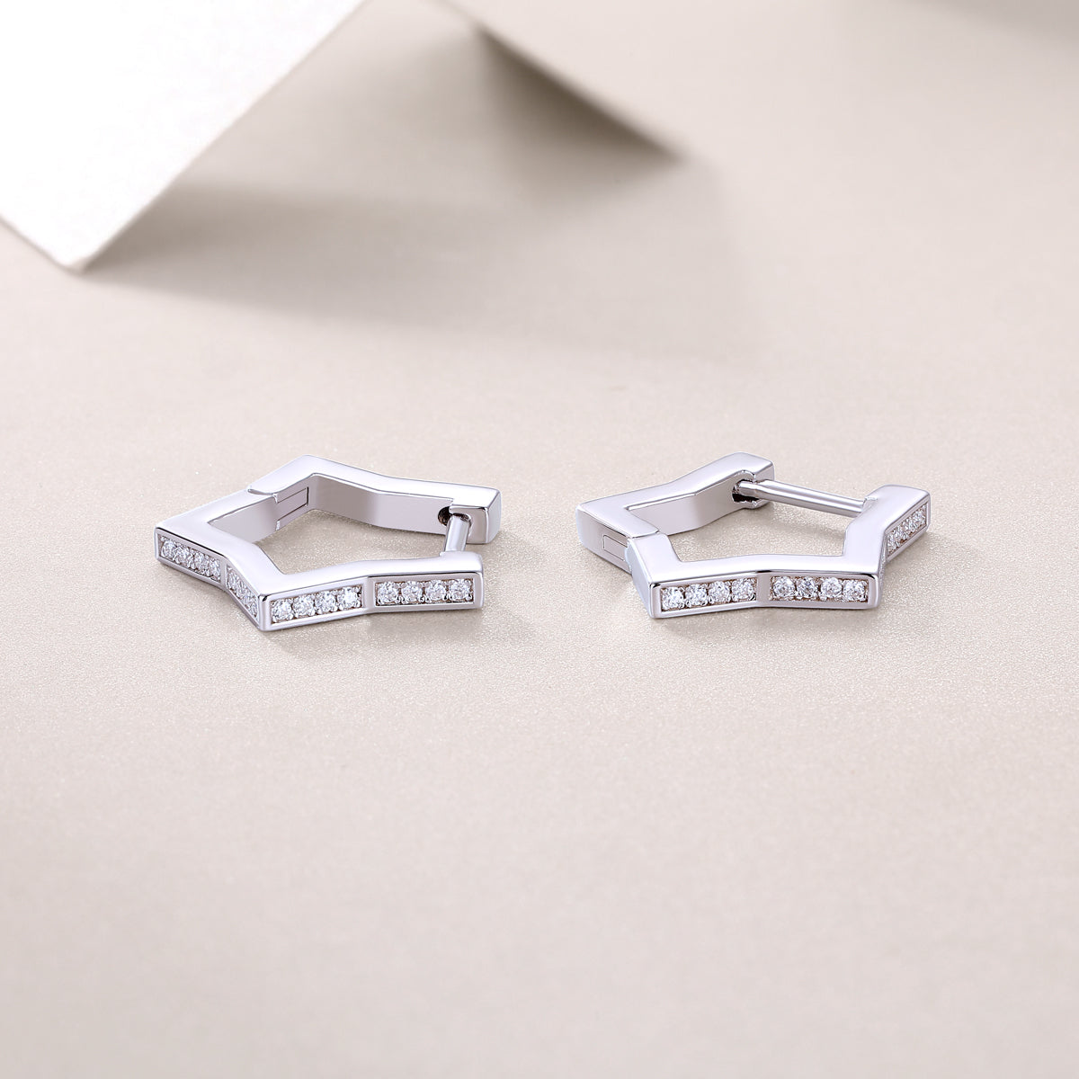 Galaxy Moissanite Earrings - S925 Sterling Silver