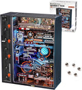 Robotime Last City Marble Run 3D Puzzle with LED Lights - Glow in the Dark Model Kit