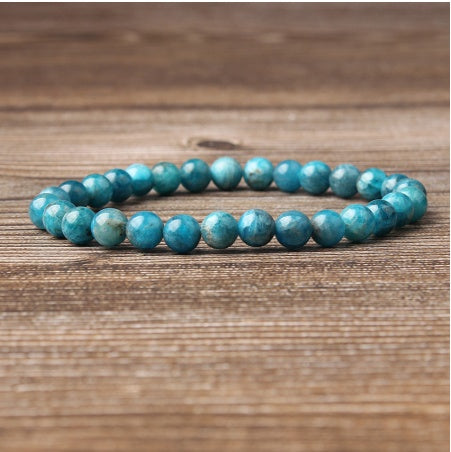 Unisex Natural Blue Apatite Bracelets