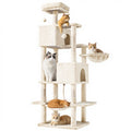 66" Multi-Level Cat Tree Tower with Condos and Scratching Posts