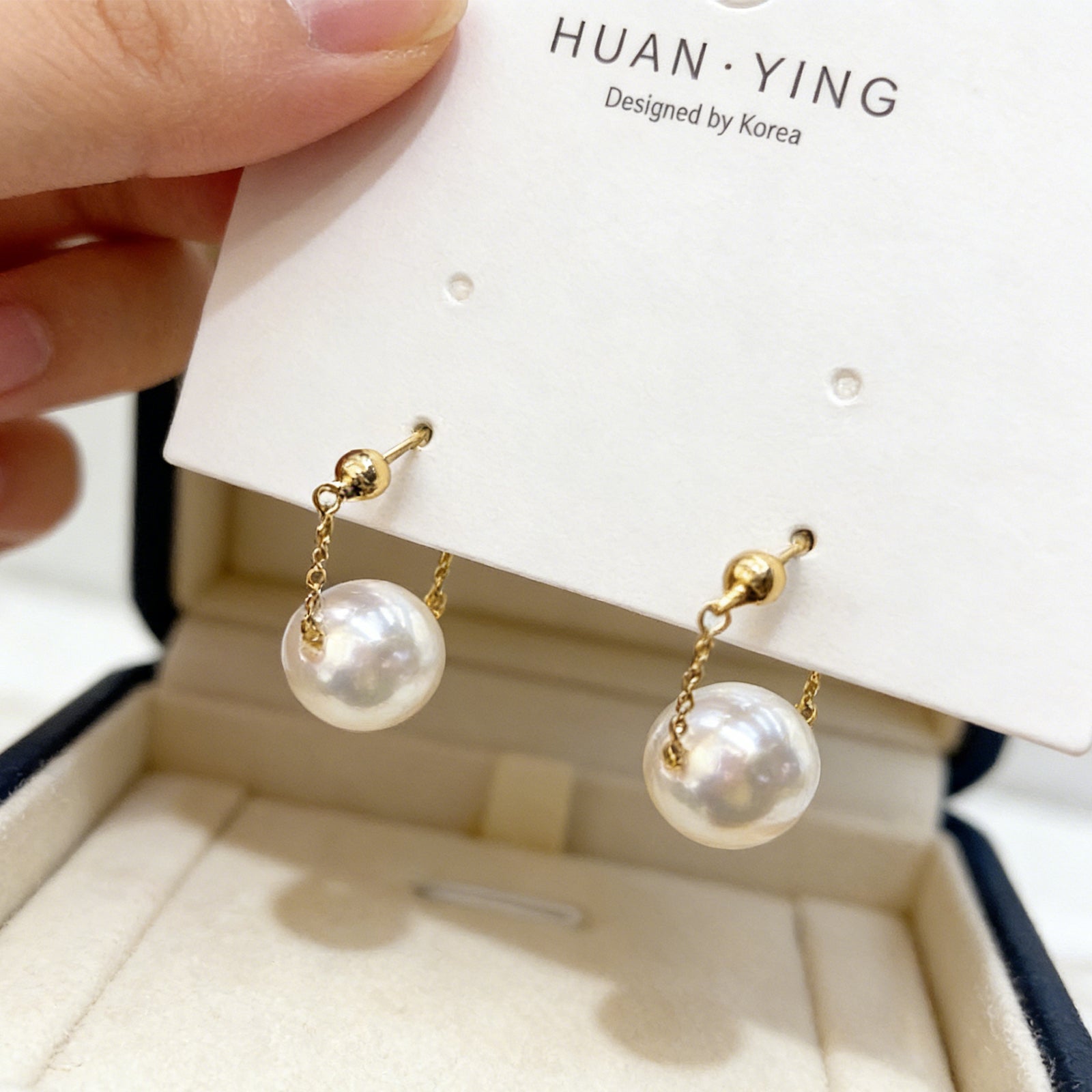 Classic Pearl Drop Earrings