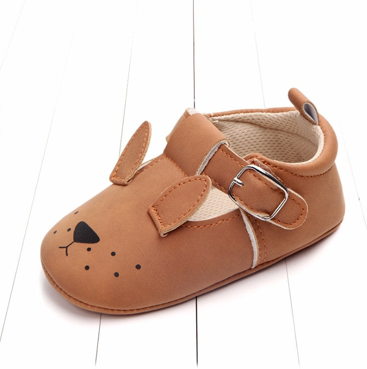 Cartoon Animal Baby Shoes, matte, non-slip, soft bottom