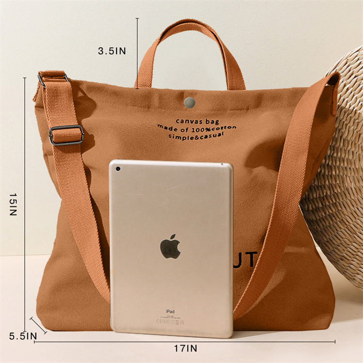 Large Capacity Canvas Tote Bag - Stylish & Durable