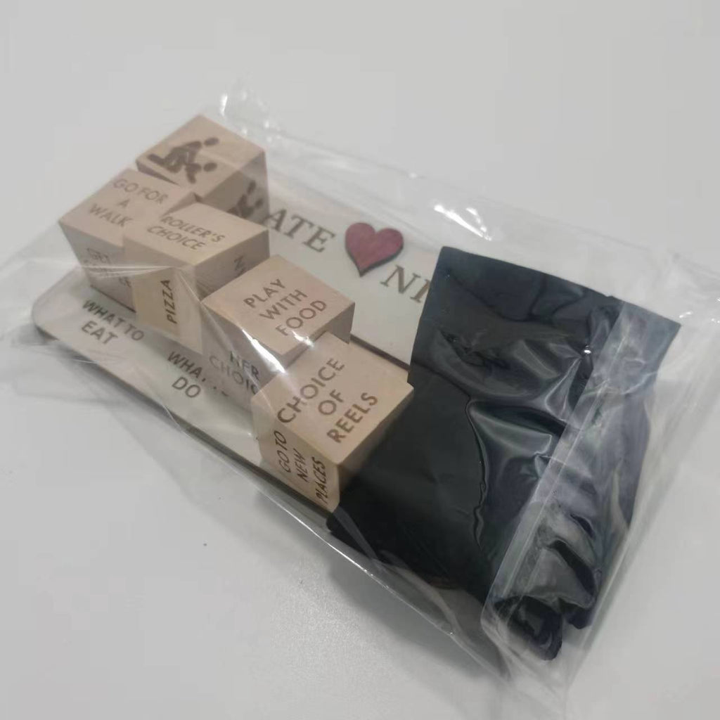 Wooden Date Night Dice