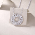 Moissanite Pendant Necklace – S925 Sterling Silver