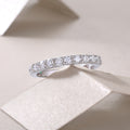Moissanite Sterling Silver Ring