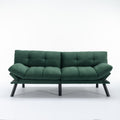 Emerald Green Convertible Sofa Bed - Modern Folding Futon Couch