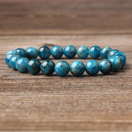 Unisex Natural Blue Apatite Bracelets