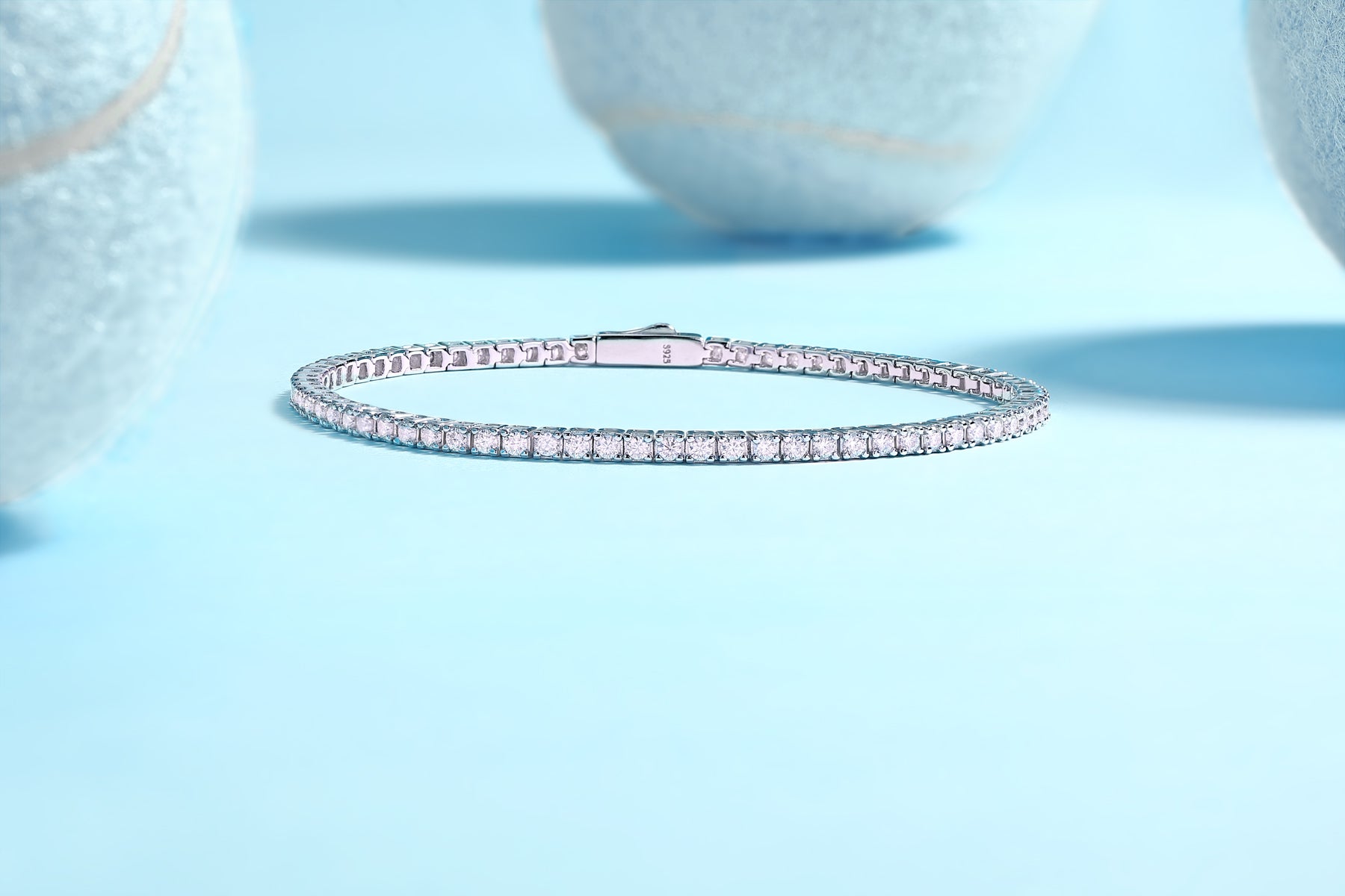 Moissanite Diamond S925 Sterling Silver Bracelet