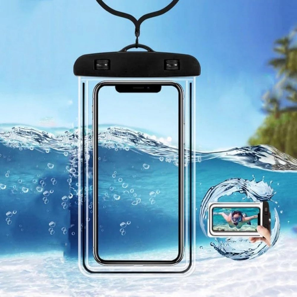 Waterproof Phone Pouch (2-Pack) - Universal Dry Bag for Swimming & Water Sports