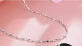 S925 Sterling Silver Necklace - 8 Styles and 2 Sizes to Choose From