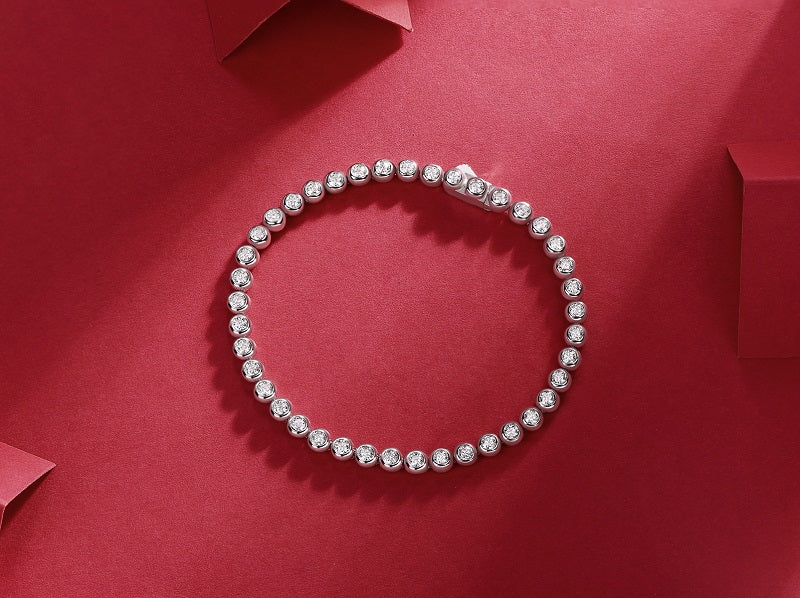 Galaxy Dream Moissanite Tennis Bracelet – S925 Sterling Silver