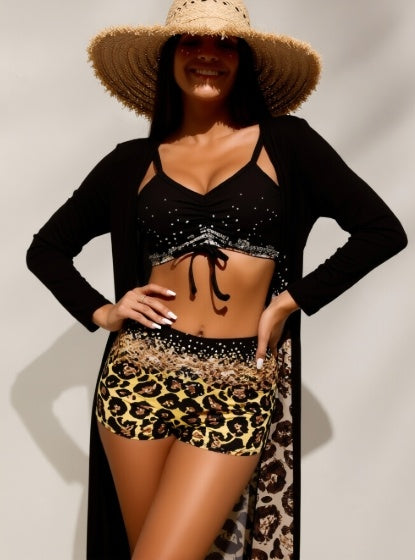 Women's Animal Print Two-Piece Swimsuit