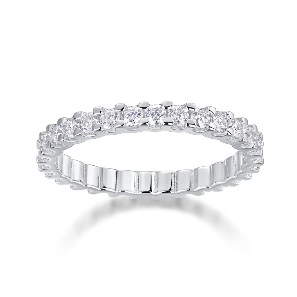 Moissanite Wish Ring - 925 Sterling Silver