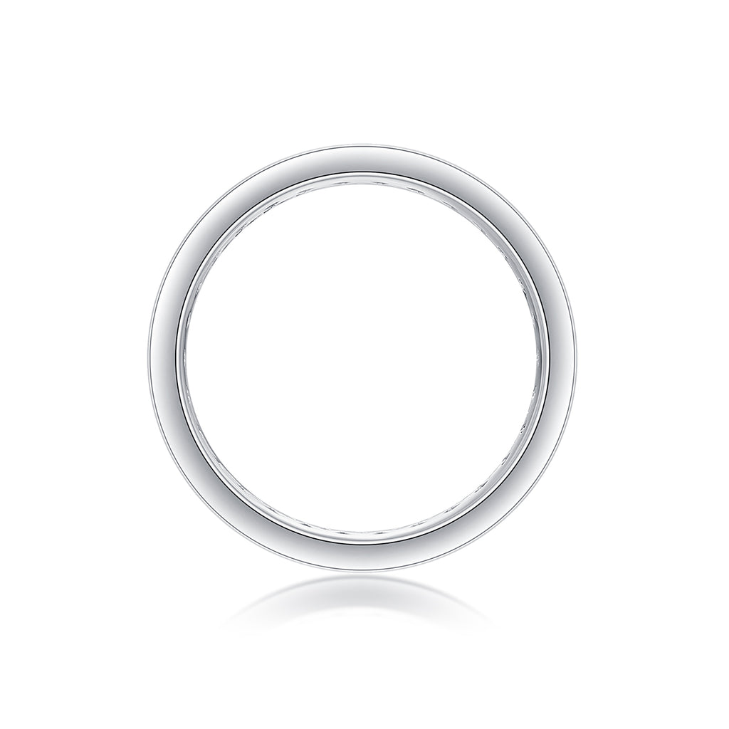 Moissanite Eternity Band - S925 Sterling Silver